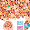 Orange Series 50pcs Mystery Mini Resin Blind Bags – Cute Tiny Figurines for Crafts, DIY Decor, Dollhouse Scenes, Party Favors, Kids’ Surprise Toys