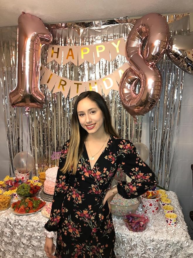 Silver Backdrops Curtains Christmas Party Decorations, Tinsel Streamers Birthday Decoration for Birthday Decorations, Photo Booth Props for Wedding, 2Pack 3.28X6.56Ft