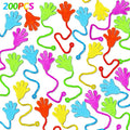 200PCS Glitter Sticky Hands Party Favors for Kids 4-8 8-12 Birthday Supplies Easter Egg Fillers Goodie Bag Stuffers Classroom Treasure Box Toys Carnival Prizes Mini Bulk Treat Trinkets Pinata Stuff