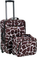 Rockland Fashion Softside Upright Luggage Set, Expandable, Giraffe, 2-Piece (14/19)