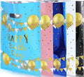 Agaommio 40pcs Party Favor Bags for Kids Birthday Goodies Bags, Christmas Gift Bag Plastic Gift Bags for Kids Girls Boys Candy Birthday Party Favor Gift Wraps (40pcs balloon pattern 4colors)