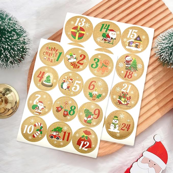 16 Christmas card categories, holiday cuteness multiple loose cards with envelopes and written blessing messages, can be given to friends, family, children, boys and girls (honglvse)