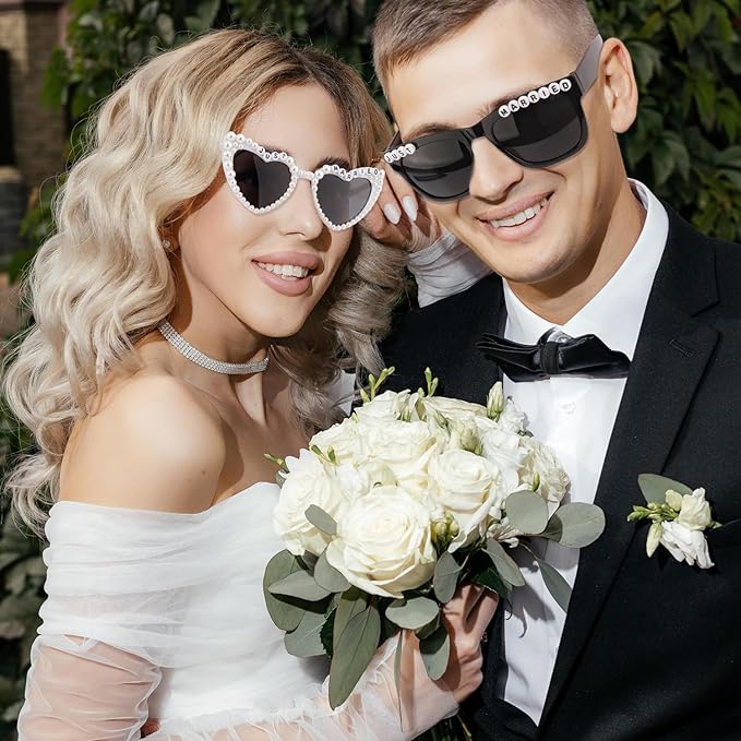 Just Married Decorations Sunglasses for Just Married Wedding Party Decorations
