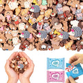 50 PCS Coffee Series Cartoon Resin Mystery Blind Bag – Mini Cute Figures for Kids Crafts, Tiny Random Toy Charms, DIY Phone Case Decorations, Surprise Collectible Resin Miniatures Variety Pack