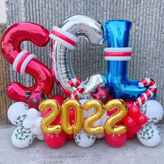 40 Inch Large Red Letter I Balloons Alphabet I Letter Balloons Foil Mylar Big Letter Balloons for Birthday Party Anniversary New Year Graduation Wedding Decorations