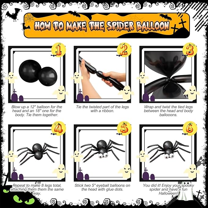 Halloween Balloon Garland Arch Kit, Scary Halloween Decorations 3D Bat Boo Foil Balloons Spooky Red Dark Brown Eyeball Latex Balloons for Indoor Outdoor Fall Bloody Horror Birthday Party Decorations