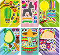 24 Sheets Make Your Own Mexican Carnival Stickers, Mexican Food Sticker, Cinco De Mayo Sticker, Avocado Cactus Guitar Stickers, Carnival Themed Party Supplies