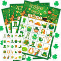 JGCWorker St. Patrick's Day Bingo Game - Fun Party Supplies for Kids Adults, 24 Players, Festive Irish Themed Craft Cards for School Classroom, Family Activities, and St. Patty's Party Favors