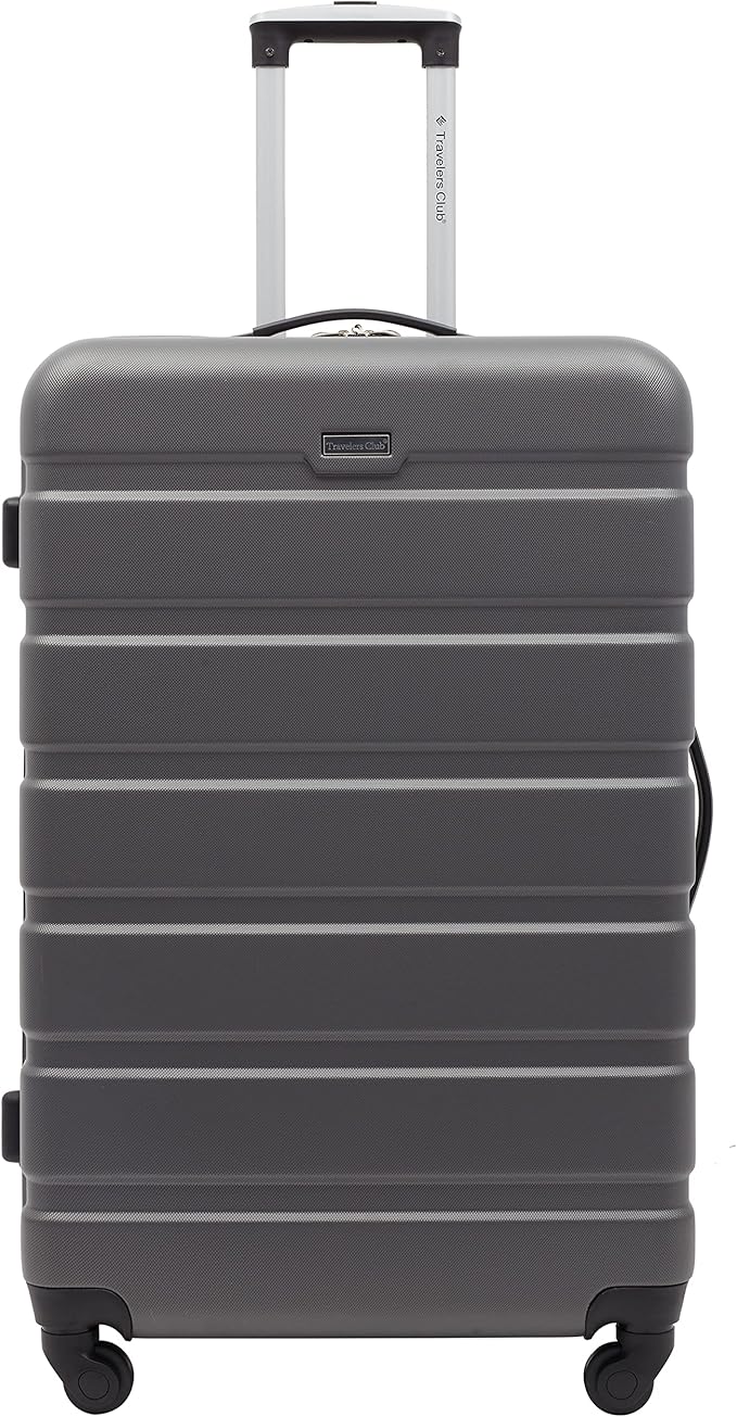 Travelers Club Harper Luggage, Charcoal, 2 Piece Set