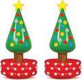 Beistle Inflatable Christmas Tree Coolers - 2 Pack, Holds approx. 24 12 oz. Cans - Beverage Cooler, Drink Containers for Parties, Christmas Inflatable, Holiday Decorations, 4’ 8” x 26”