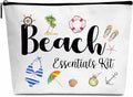 Summer Cosmetic Bag, Cruise Gift Makeup Bag with Zipper for Toiletry Bag Accessories, Beach Lover Gifts for Women Girls Birthday- B13