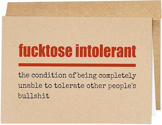 Funny Birthday Card for Men Women, Snarky Birthday Card for Adult, Humor Encouragement Cards Gift for Him Her
