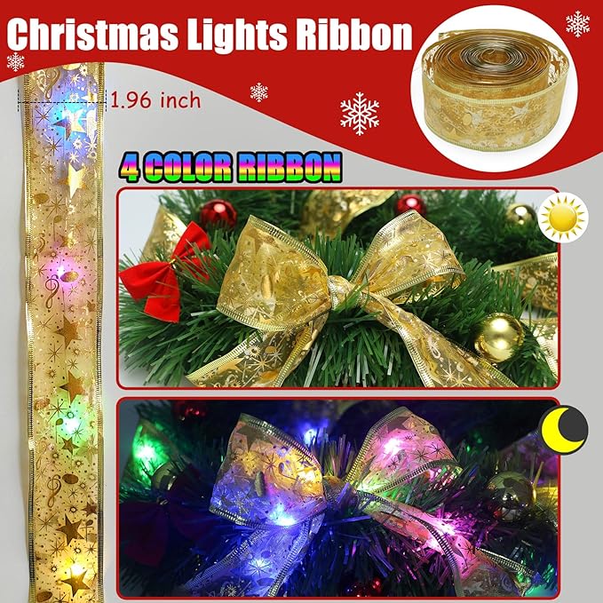 GardenNow 3 Pack 150FT Christmas Garland for Holiday Decoration, Christmas Ribbon Holiday Decor for Outdoor Indoor Artificial Christmas Twist Garland Home Soft Artificial Greenery Party Decoration