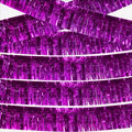 Purple Foil Fringe Garland 6Pcs 10 Feet Metallic Tinsel Hanging Curtain Glitter Backdrop Banner for Parade Floats Christmas Wedding Party Decorations