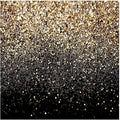 CHAIYA 8X8ft 2026 New Year Backdrop Black and Gold Backdrop Golden Spots Backdrop Vintage Astract Background for Family Birthday Party Baner New Year Background