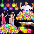24PCS Light Up Ball, Bouncy Balls for Kids, 6 Colors Flashing Squeaky Ball, 2.2inch Light Up Toys, Balls for Toddlers 1-3, Easter Party Favors for Teens, Adults, Children