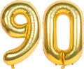 40 Inch gold Number Balloons Helium Foil Mylar Balloon Birthday Party banquet Decoration 90