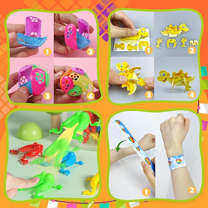 XIPEGPA 65PCS Party Favors Toy Assortment for Classroom Rewards Bulk Toys Birthday Party Toys Goodie Bag Filler Treasure Box Gifts for Boys and Girls