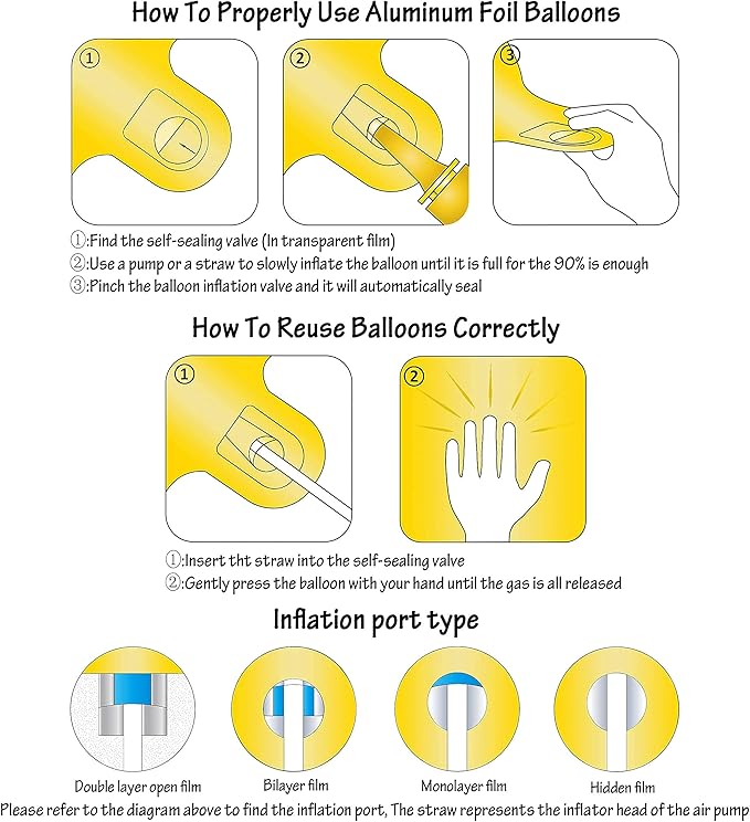 40 Inch Large Gold Number Balloons 4 Aluminum Foil Mylar Big Number Balloons 0-9 Suitable for Gold Birthday Parties, Weddings and Anniversary Photography