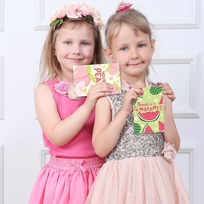 40 Pack Funny Thank You Cards with Envelopes & Stickers, 4×6 in Cute Thank You Card, Blank Cards Greeting Card for Kids Birthday, Wedding, Baby Shower, Easter, Graduation, Mother's Day