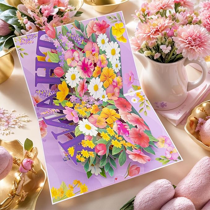 Thank You Pop Up Card, 3D Popup Thank You Gift Cards, Teacher Appreciation Card Thanks Giving Card for Parents, Friends, Colleague, Doctor