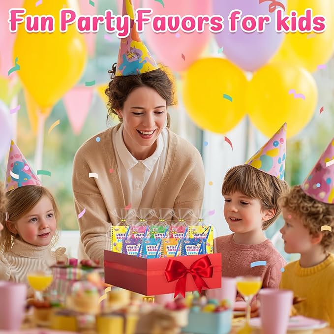 FEREDO KIDS Coloring Books Party Favors for Kids - 24 Pack Mini Water Coloring Books Paint Sets for Kids, Goodie Bags Stuffers Students Classroom Gifts Bulk, Easter Basket Stuffers Bulk