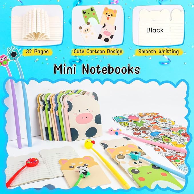 Birthday Goodie Bags for Kids, 24 Pack Return Gifts for Birthday, Easter Stuffers Classroom Gifts Class Rewards Prizes