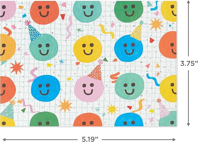 Hallmark Assorted Kids Birthday Cards (24 Blank Cards with Envelopes) Wish Big, Best Day Ever