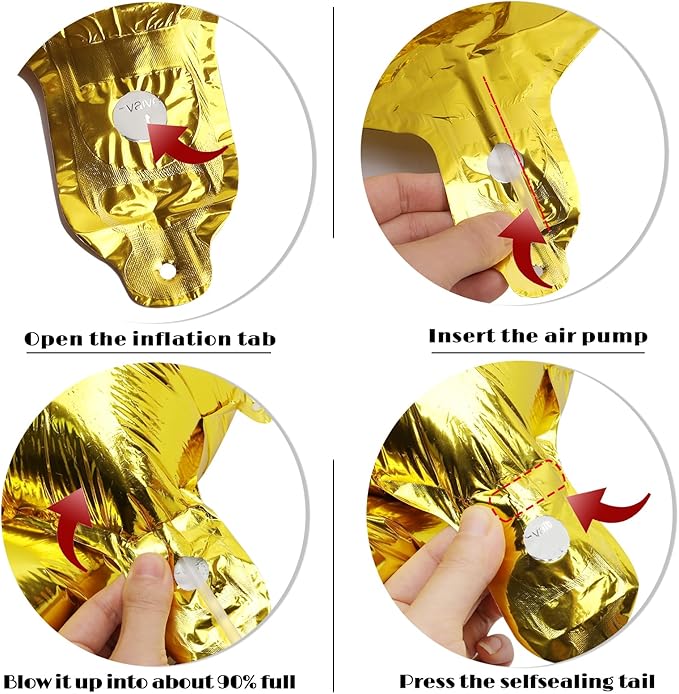 Gold 9 Balloon, Number Balloon 40 Inch, Gold Party Decorations, Giant Birthday Decorations for 9th 19th 29th 90th, Number 9 Balloon