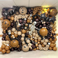 Halloween Balloon Garland Arch Kit, Scary Halloween Decorations 3D Bat Boo Foil Balloons Spooky Red Dark Brown Eyeball Latex Balloons for Indoor Outdoor Fall Bloody Horror Birthday Party Decorations