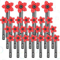 Jenaai 24 Pcs Strange Flower Bubble Wand Bubble Wands Anime Bubbles Party Favors for Summer Activity Cartoon Birthday Gifts Carnival Goody Bag Stuffers Wedding Supplies