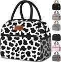 Coobiiya Lunch Bag Women, Lunch Box for Women Adult Men, Small Leakproof Cute Lunch Tote Large Capacity Reusable Insulated Cooler Lunch Container for Work/Office/Picnic/Travel-Cow