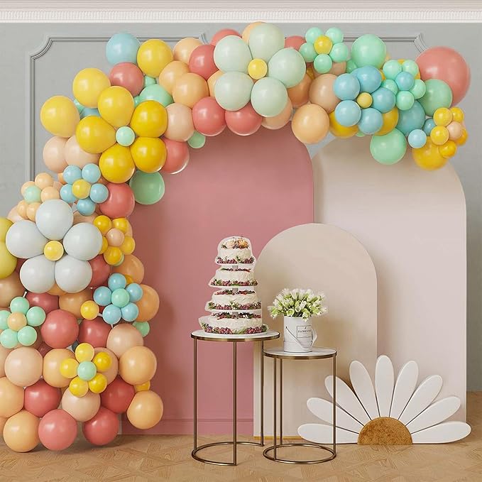 6.6FT Arch Covers,Arch Backdrop Stand Fitted Cover for Wedding Birthday Party Ceremony Banquet Decoration(Off-White,Cover Only)