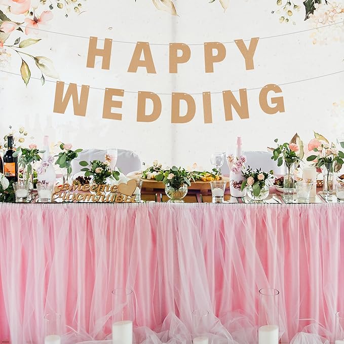 DIY Banner Kit with Letters Glitter Banner Letters Customizable Birthday Banners Graduation Banner Custom Party Hanging Banner for Graduation Wedding Party Baby Shower Decoration(Champagne)
