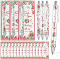 50 Pcs Strawberry Baby Shower Ballpoint Pens Favors Bulk,Baby Shower Gifts for Guest Prizes Neutral Gender Reveal Includes 50 Rolling Paper Pens and 50 Greeting Cards Souvenirs (Strawberry)