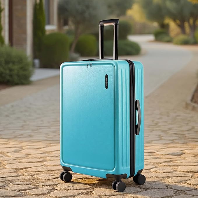 TRAVELARIM 24 Inch Luggage with Spinner Wheels, Hard Shell Suitcase with TSA Locks for Luggage, Travel Large Suitcase, Expandable Hard Shell Suitcases, Teal