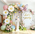 Daisy Balloon Arch Kit, 172Pcs Spring Summer Daisy Theme Party Balloon Decorations for Birthday Wedding, Graduation Ceremony, Outdoor Garden Decor, Mother's Day Holiday Decoration