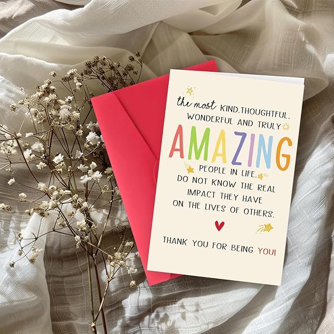 Funny Thank You Card Gifts for Teacher Coworker Doctor Boss Friend, Appreciation Gifts for Men Women