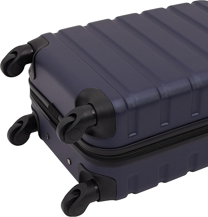Travelers Club Harper Luggage, Blue, 2 Piece Set
