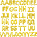 52 Pcs 2 Sets of 16 Inch “A-Z” Letter Balloons Set – Complete Alphabet Mylar Foil Balloons (Each Letter Includes 2 Balloons) for Birthday, Graduations, New Year, and Party Decorations (Gold)