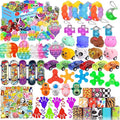 118 Pcs Party Favors for Kids 4-8, Pop Fidget Toys, Goodie Bag Stuffers, Treasure Box Toys for Classroom, Carnival Prizes, Pinata Stuffers, Goodie Bags Filler, Prize Box toys for Kids Classroom