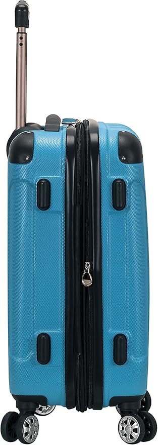 Rockland London Hardside Spinner Wheel Luggage, Carry-On 20", Turquoise