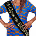 The Queen Has Retired Sash – Gold Foil Retirement Sash for Women. Great for Retirement Party and Events