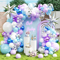 Purple and Blue Balloon Arch Garland Kit for Girls Princess Birthday Party Baby Shower Anniversary Decorations