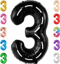 KatchOn Giant Number 3 Balloon - 40 Inch | Number 3 Race Car Balloon for Construction Birthday Party Supplies 3 Year Old