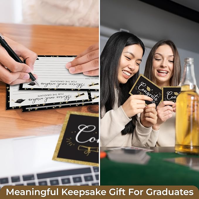 Graduation Advice Cards 2026-50 Pcs Well Wishes And Advice For The Graduate, Grad Party Decorations 2026 Ideas, High School Graduation Party Favors Supplies, College Grad Games Activities
