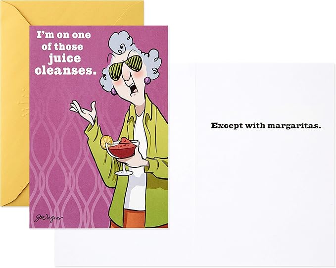 Hallmark Shoebox Maxine All Occasions Card Assortment (6 Cards with Envelopes), Model:1599RZG1001