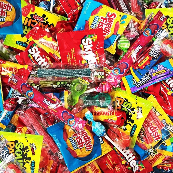 Easter Bulk Candy Mix Variety Pack – 5lb Pack of Individually Wrapped Assorted Sweets for Easter Baskets, Egg Hunts, Party Favors, Candy Buffets, Goodie Bags, and Gifting