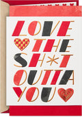 Hallmark Inappropriate Valentine's Day Card for Adult (Love the Bleep Outta You) for Friend, Boyfriend, Girlfriend, Spouse