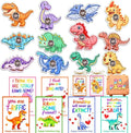 Valentines Day Gifts for Kids, 24 Pack Valentines Day Cards with 24 Dinosaur Fidget Spinners, Valentines Day Gifts Exchange for Kids, Valentines Gifts Party Favors for Classroom School